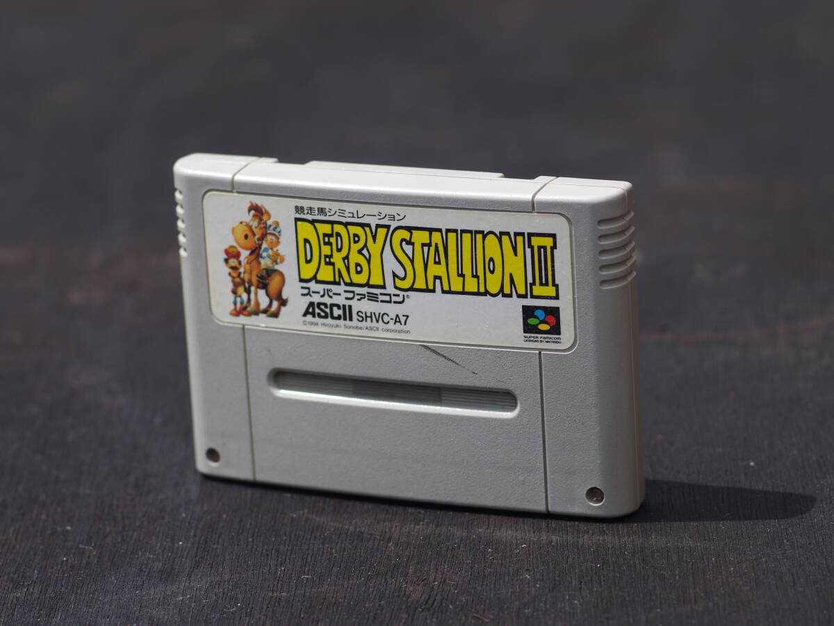 M10853 ダービースタリオン2 エタノールで端子清掃 動作テストOK スーパーファミコン SFC ゆうメール180円 (0605)拍卖