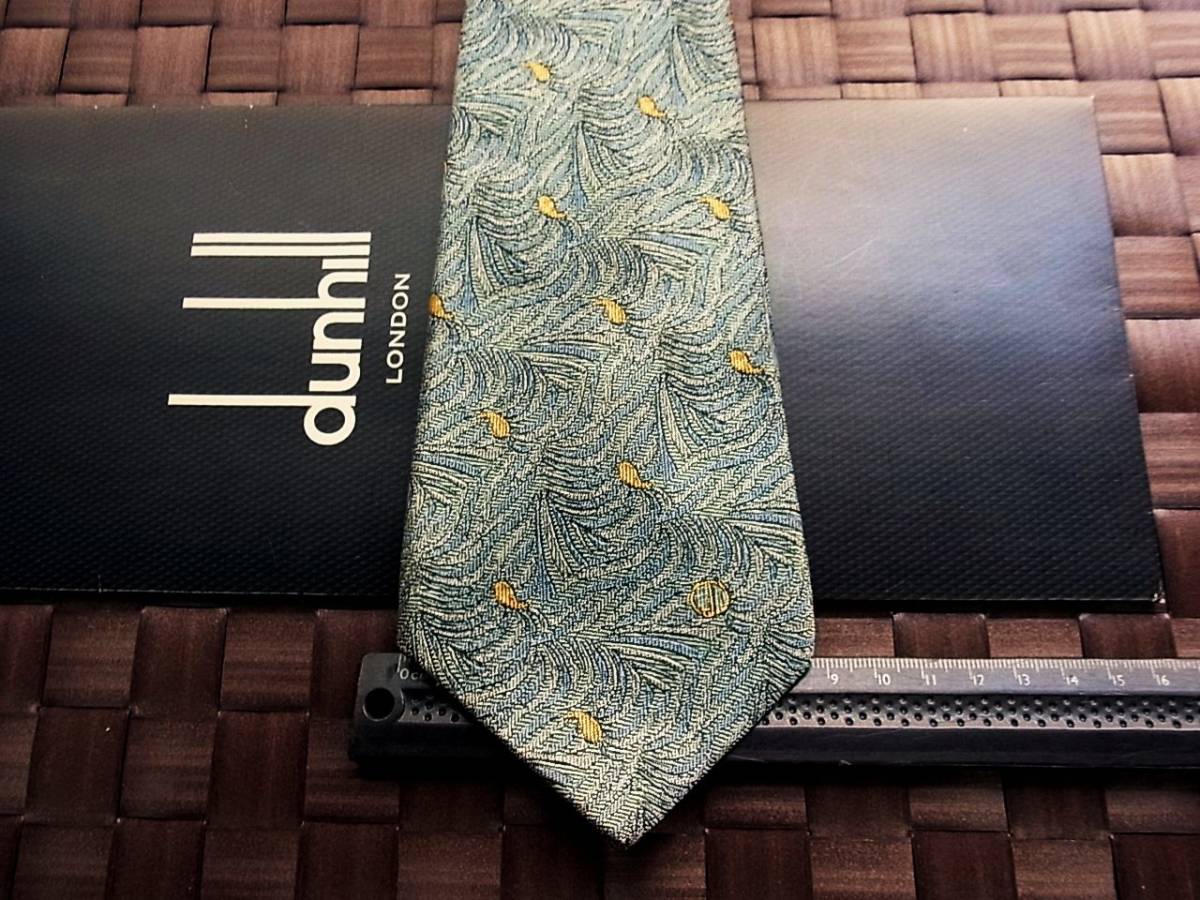 【美品】y9740★【dunhill】ダンヒルのネクタイ拍卖