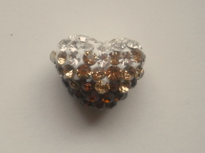 ヨーロピアンビーズ★17×14★ブラウン系拍卖