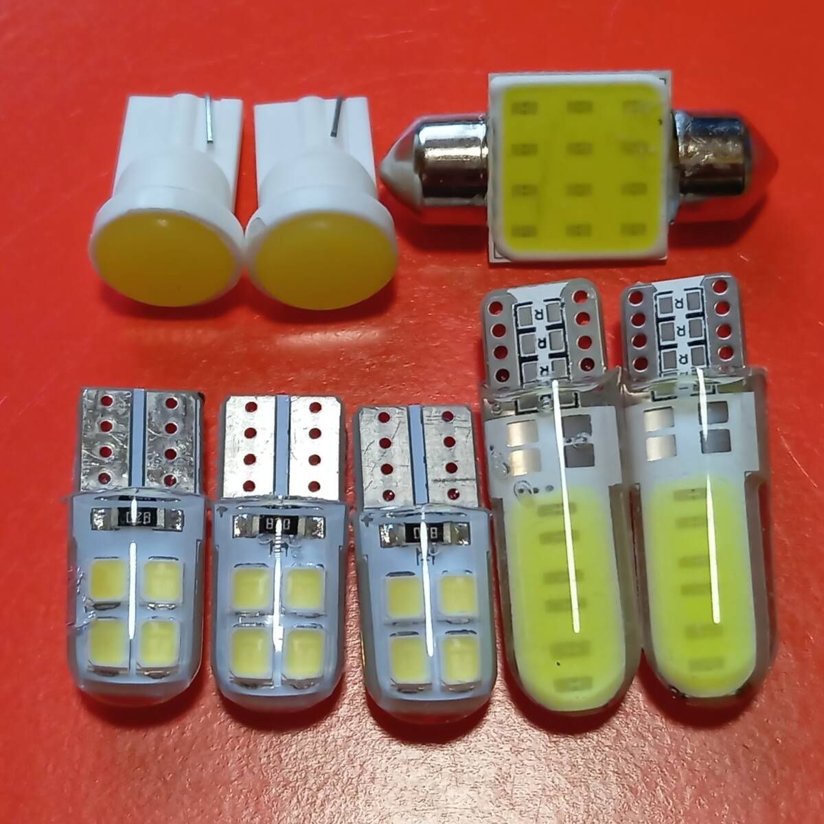 NHP10 アクア 超爆光!T10 LED ルームランプ ポジション ナンバー灯 8個セット ホワイト トヨタ/c12/8/c1/t31拍卖