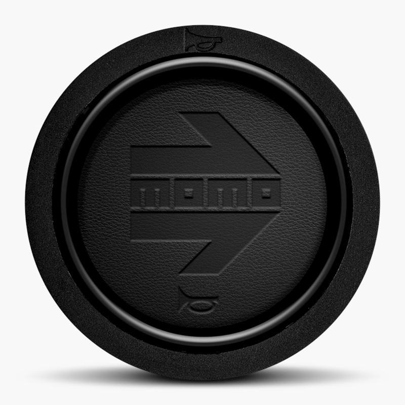 MOMO ホーンボタン HBR-06 MOMO ARROW BLACK LEATHER(モモアロー ブラック レザー) センターリングありステアリング専用拍卖