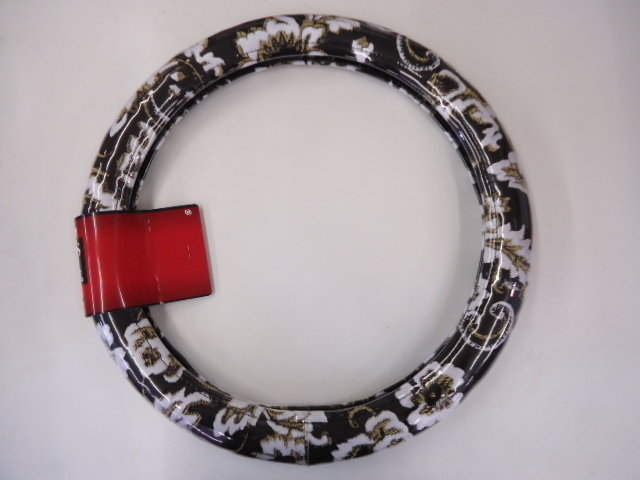 直径41cm 07エルフ NEWエルフ PMエルフ エアループデュトロ デュトロ ハンドルカバー 小雪 ブラック 黒 トラック用品 ダンプ拍卖