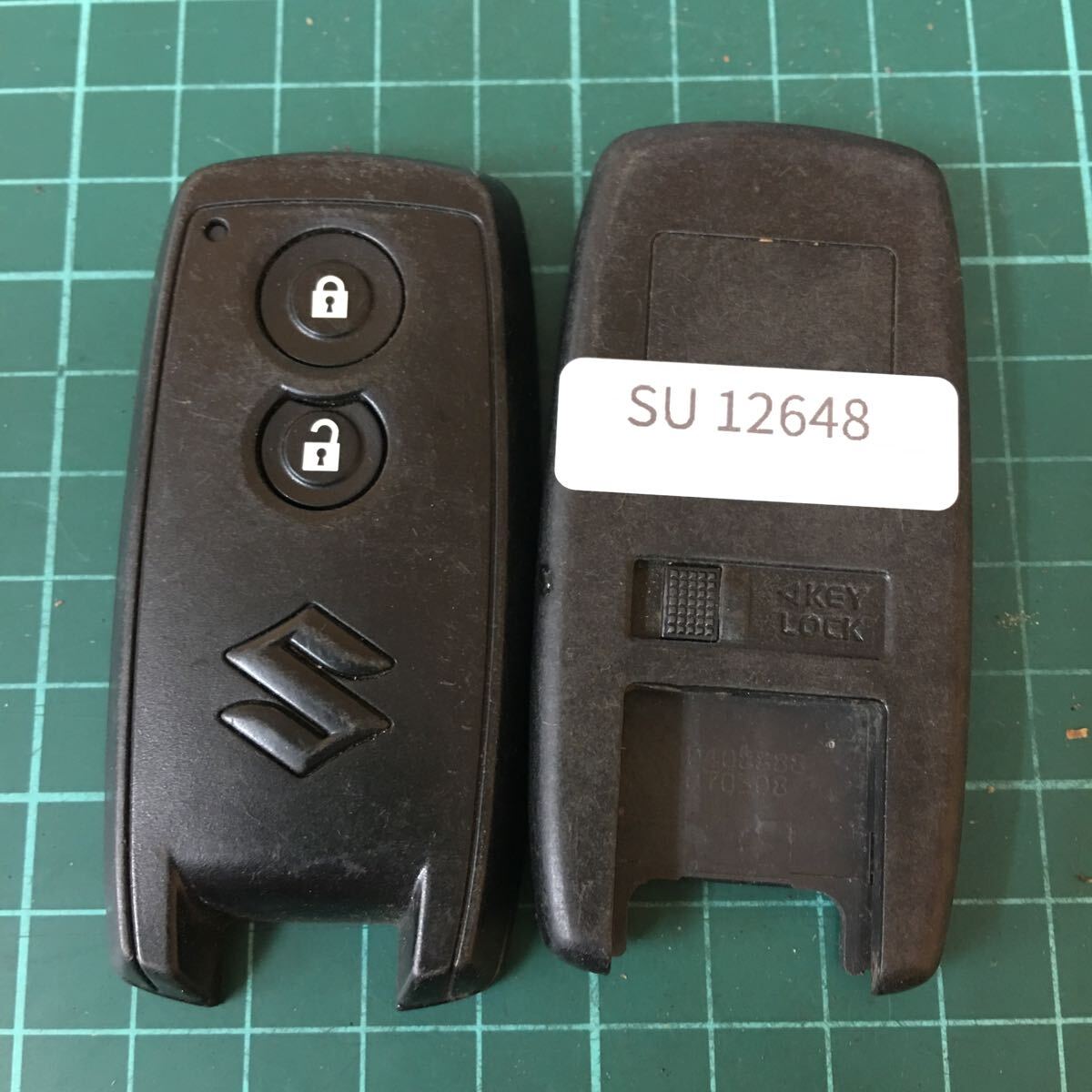 SU12648スズキ U43PB14B 2ボタン スマートキー キーレスリモコン モコ セルボ フレア ワゴンR MRワゴン等 日産マツダAZワゴン MG22S MH22S拍卖