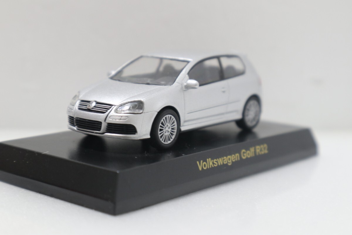 京商 1/64 フォルクスワーゲン ゴルフ R32 銀 シルバー ミニカーコレクション サークルKサンクス Volkswagen Golf Silver拍卖