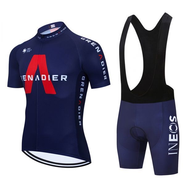 新品 サイクルジャージ 上下セット No92 Lサイズ イギリス フルジップ ウェア 半袖 メンズ サイクリング MTB 自転車 ロードバイク拍卖