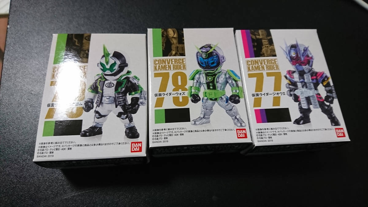 ★新品CONVERGE KAMEN RIDER14 3種 仮面ライダーネクロム、、ウォズ、ジオウⅡ拍卖