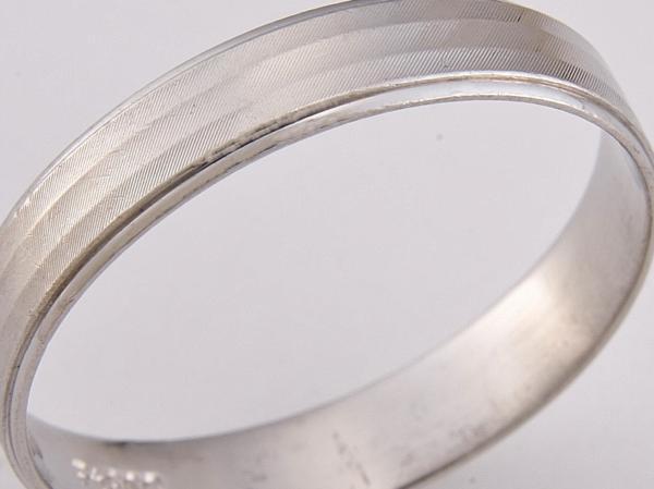 ★☆Pt900プラチナデザインリング指輪19号男女兼用!MJ-1782拍卖