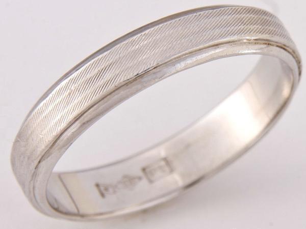 ★☆見て!造幣局Pt900プラチナリング指輪斜めライン8号!MJ-1817拍卖