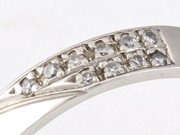 ★☆Pt900天然ダイヤモンド0.07Ct&内側ブルーの石リング指輪9号!MJ-1769拍卖