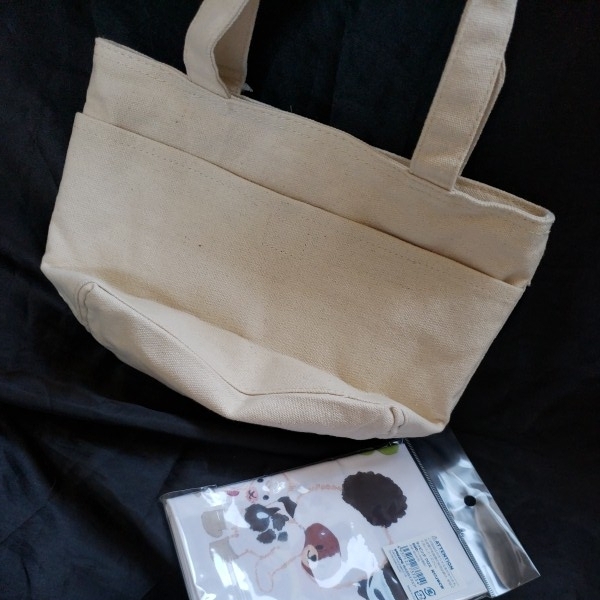 新品☆くまのがっこう ミニートート&ラッピングクロスセット☆ブルー拍卖