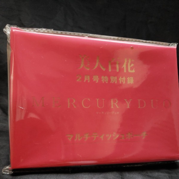 美人百花2019年2月号/マーキュリーデュオ:マルチティッシュポーチ☆未開封拍卖