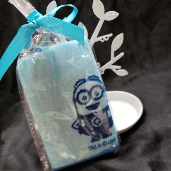 未開封/ミニオンズ☆ミニタオル (ブルー) 拍卖