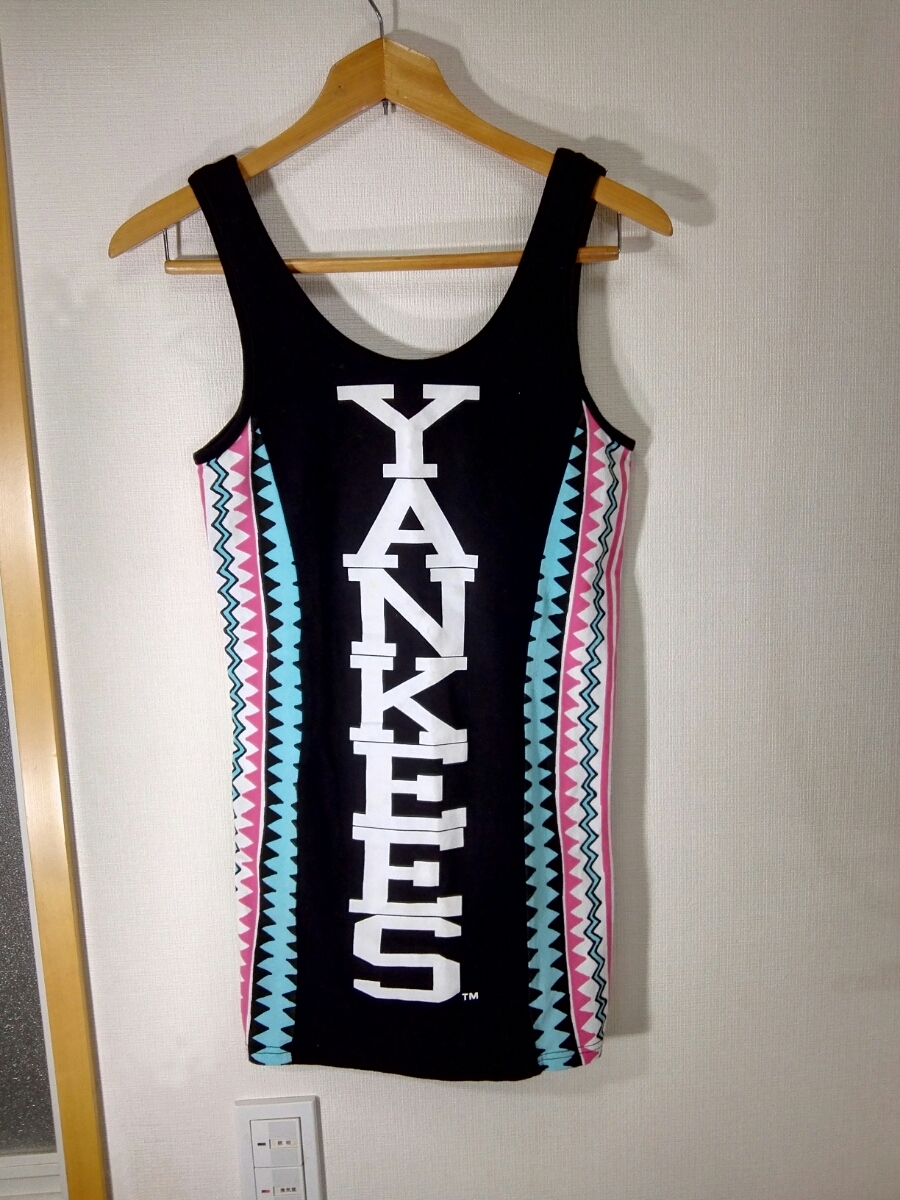 YANKEES ロゴプリント ロングノースリーブ S拍卖