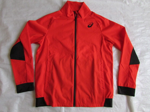 メンズLサイズ 使用少なめ きれい アシックス ウインド ジャケット オリンピック カラー 2091A002 ムービング構造 陸上他拍卖