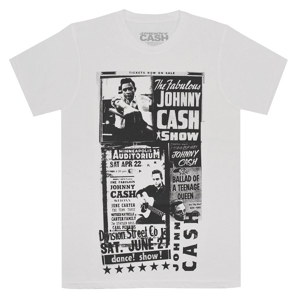 JOHNNY CASH ジョニーキャッシュ The Fabulous Johnny Cash Show Tシャツ Sサイズ オフィシャル拍卖