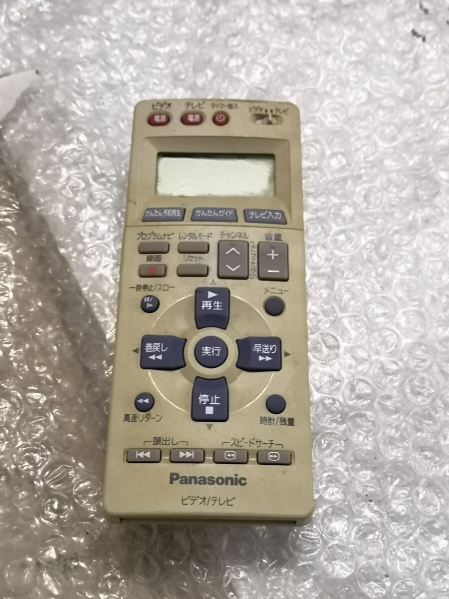 Panasonic EUR7906KB0 ビデオ/テレビリモコン 中古 レタパ拍卖