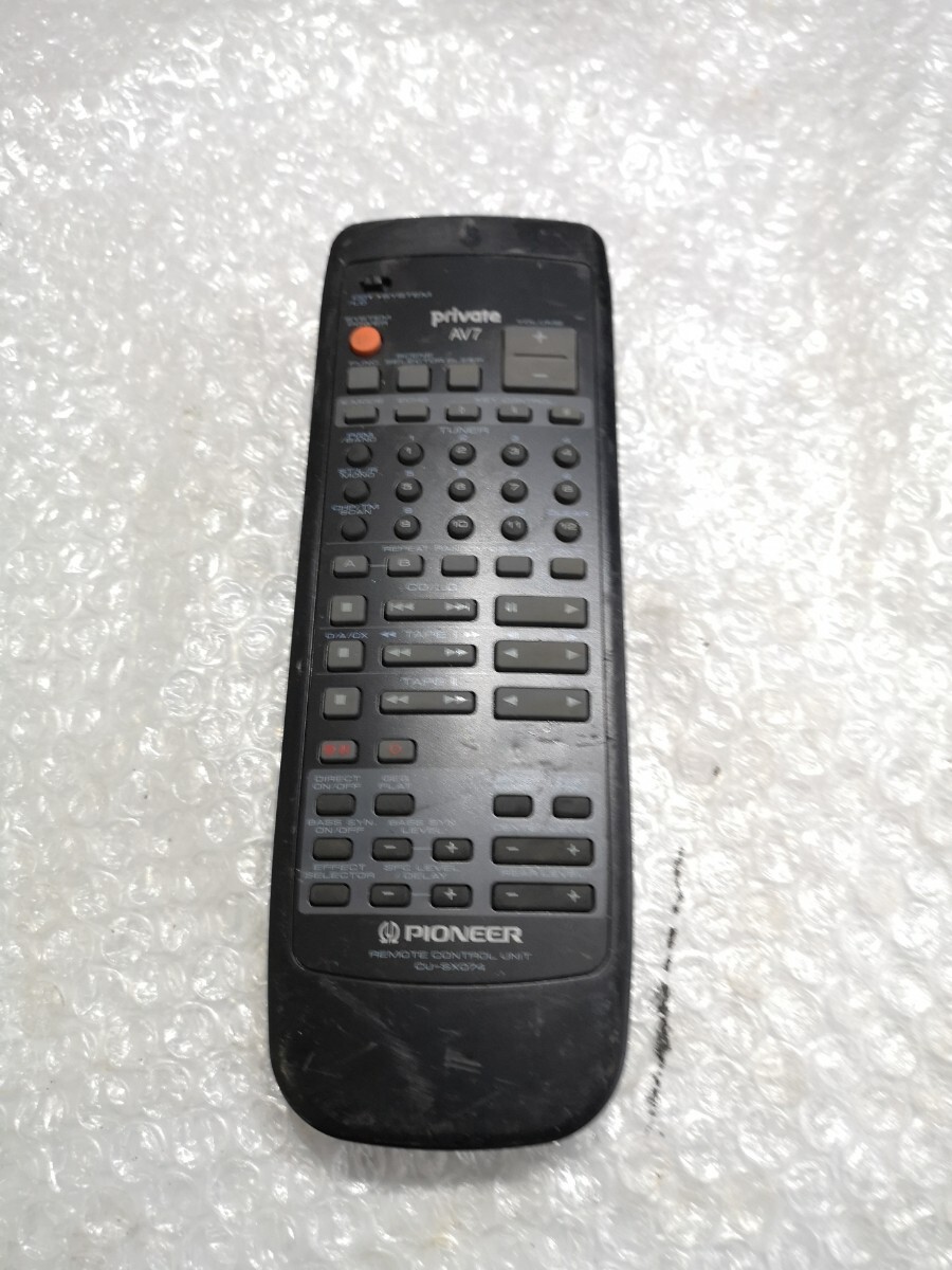 PIONEER CU-SX074 リモコン ジャンク扱い レタパ拍卖