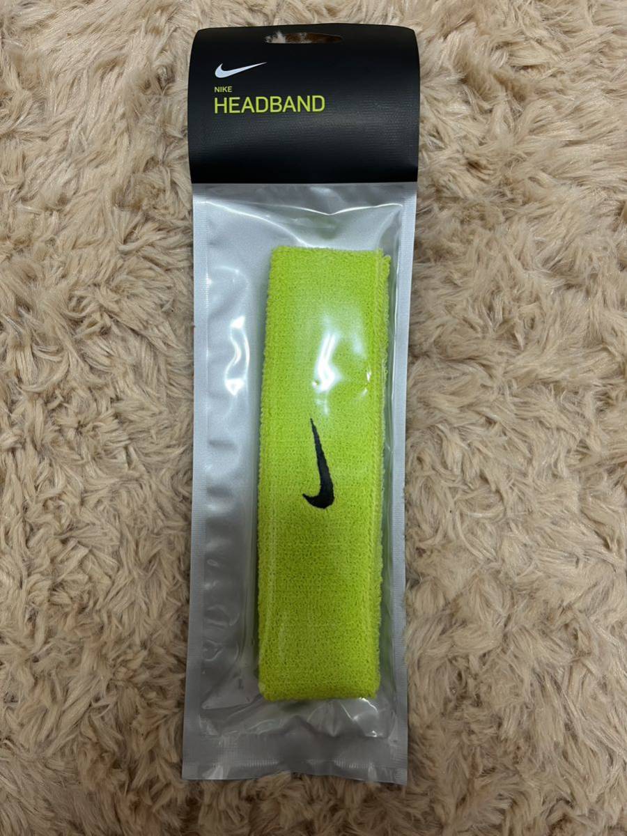 ナイキヘアバンド ヘッドバンドNIKE イエロー拍卖