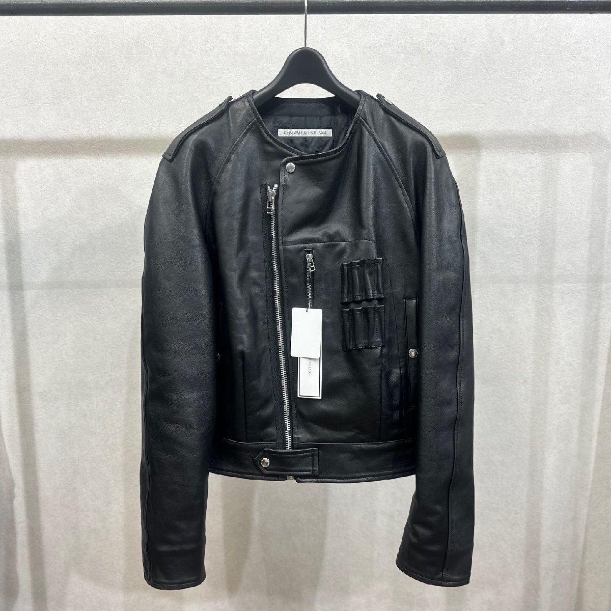 【JOHNLAWRENCESULLIVAN】 ノーカラー フライトジャケット / 48サイズ / ジョンローレンスサリバン / JLS拍卖