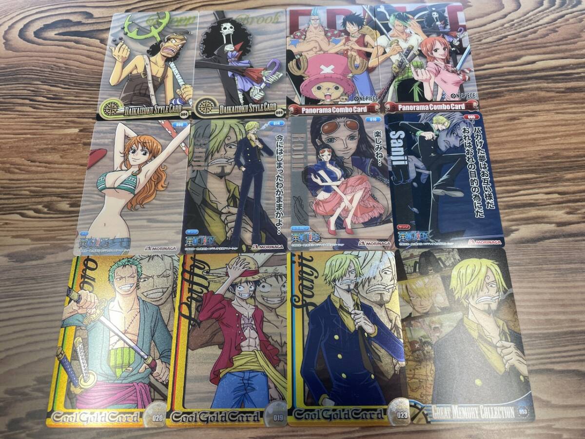 ☆送料無料☆森永 ワンピース【まとめ】ウエハース?カード12枚セット拍卖