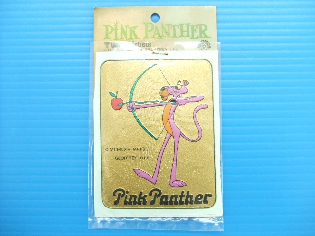 当時物 ピンクパンサー ステッカー 旧車 昭和レトロ ビンテージ 高速有鉛 ホットロッド プレイボーイ なめ猫 ラブ灯 チンチラ風防デコトラ2拍卖