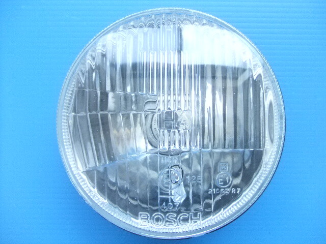 当時物 新品 BOSCH 丸目4灯 ヘッドライト ロービーム H4バルブ 旧車ハーレー チョッパー 145パイ 丸形 丸型 ボッシュHELLAヘラ ヘラー丸4灯拍卖