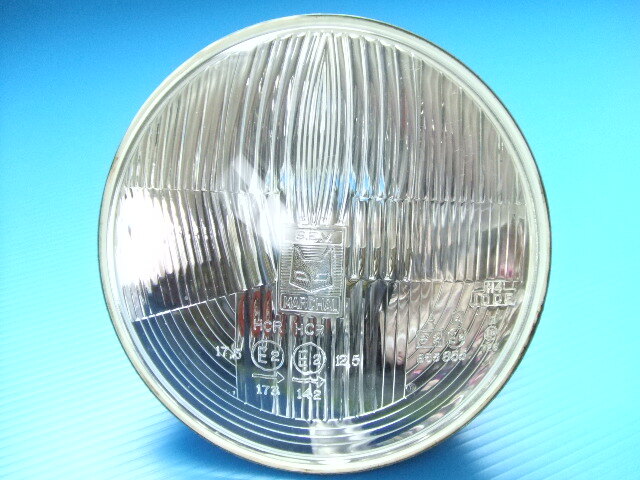 極上品1個 マーシャル 凸レンズ 180パイ 丸目2灯 ヘッドライト 旧車 丸2灯 丸型 丸形 MARCHAL Z1 Z2 Z400FX Z750FX Z1000当時物 箱付きsub3拍卖