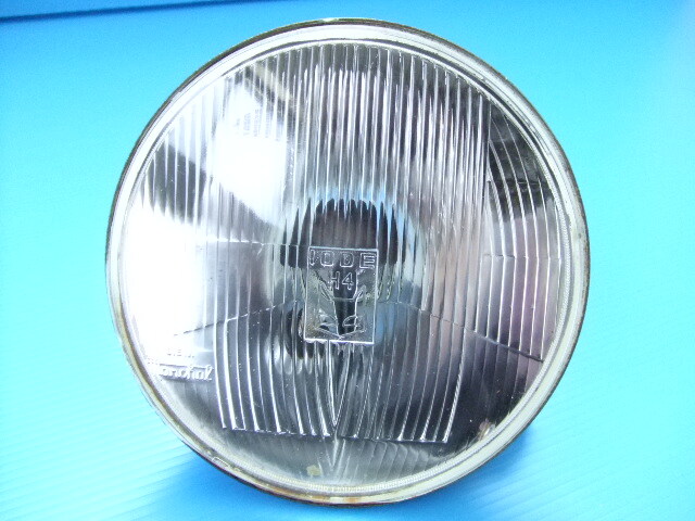 中古1個 マーシャル 180パイ 平面レンズ ヘッドライト 旧車 丸目2灯 丸2灯 丸型 丸形 GS400 Z1 ホーク2 GT380 CBX400FゼファーZ400FX sub9拍卖