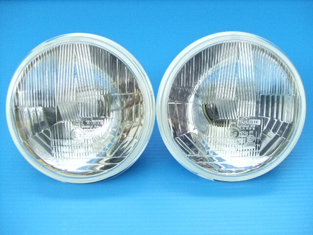 良品シビエ 平面レンズ 丸目4灯 ロービーム ヘッドライト丸型 丸4灯145パイCIBIEミニオスカーH4バルブINOXイノックス ヘッドランプ丸形sub1拍卖