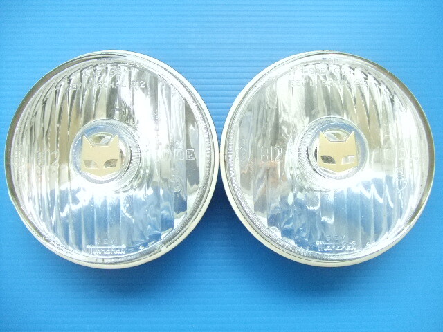 当時物 新品 マーシャル 812 丸型 スポットランプ レンズ ユニット 旧車フォグランプ MARCHAL ヘッドライト デュアルライト デュアルカウル拍卖