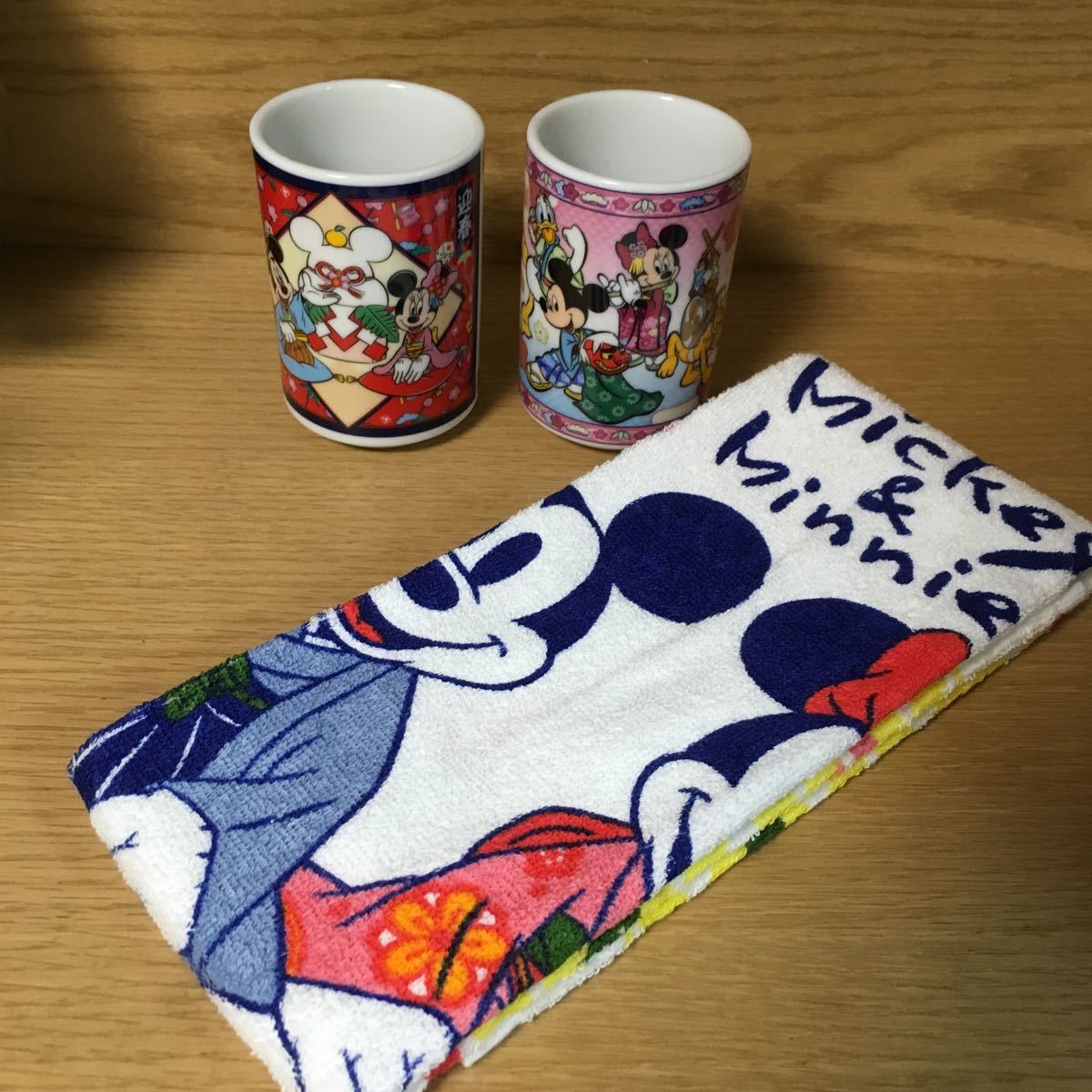 ディズニーリゾート☆お湯のみセット☆おまけ付き☆未使用☆K拍卖