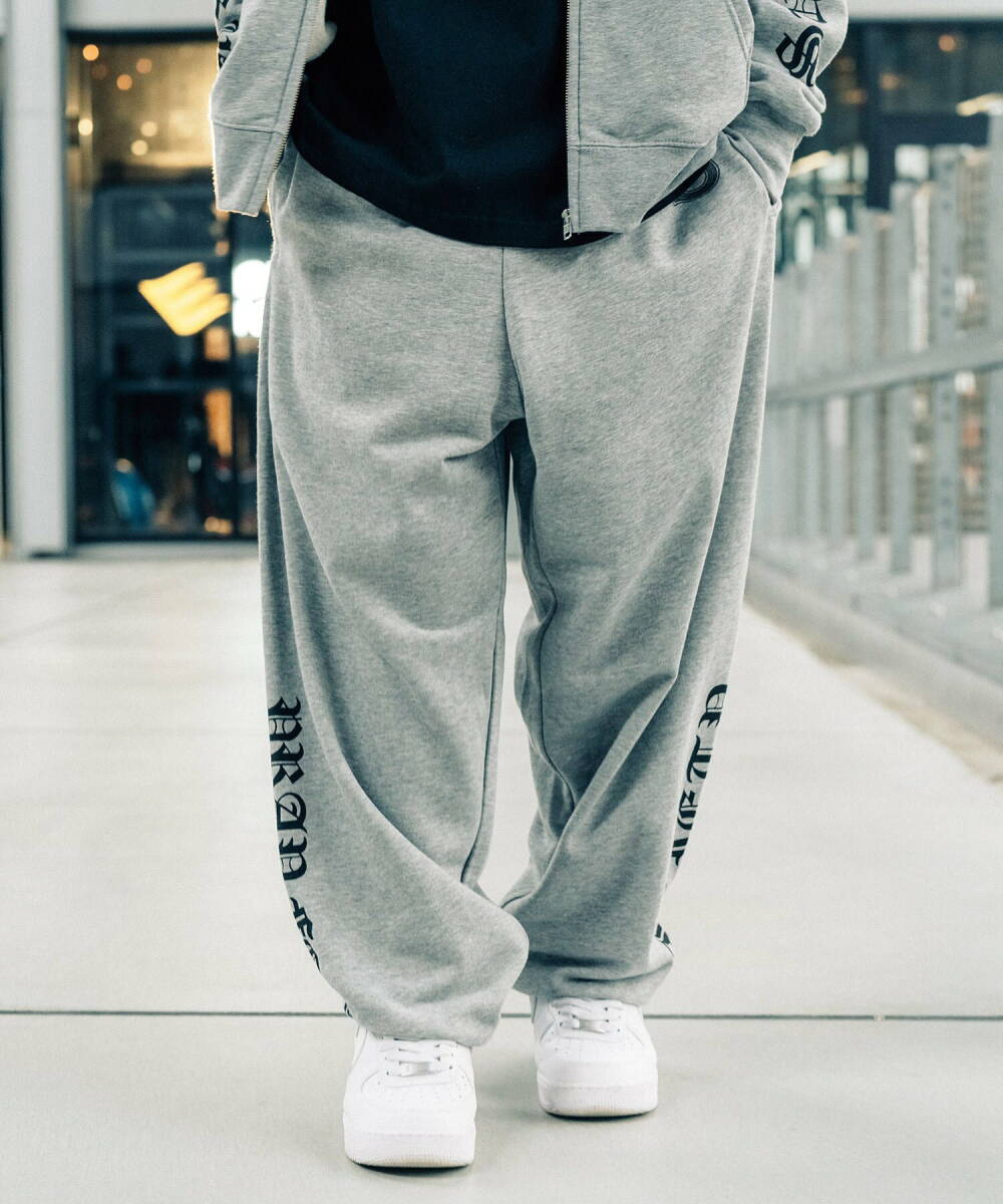 送料無料 Subciety サブサエティ レターグラフィック プリント スウェット パンツ 9.7オンス 裏パイル生地 XXL 正規品 新品未使用 タグ付き拍卖