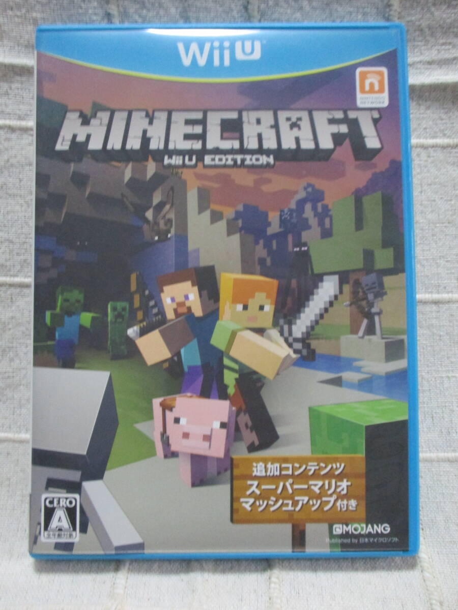 Wii U 「マインクラフト Wii U EDITION」ゲームソフト/MINECRAFT   管理:(B3-199拍卖