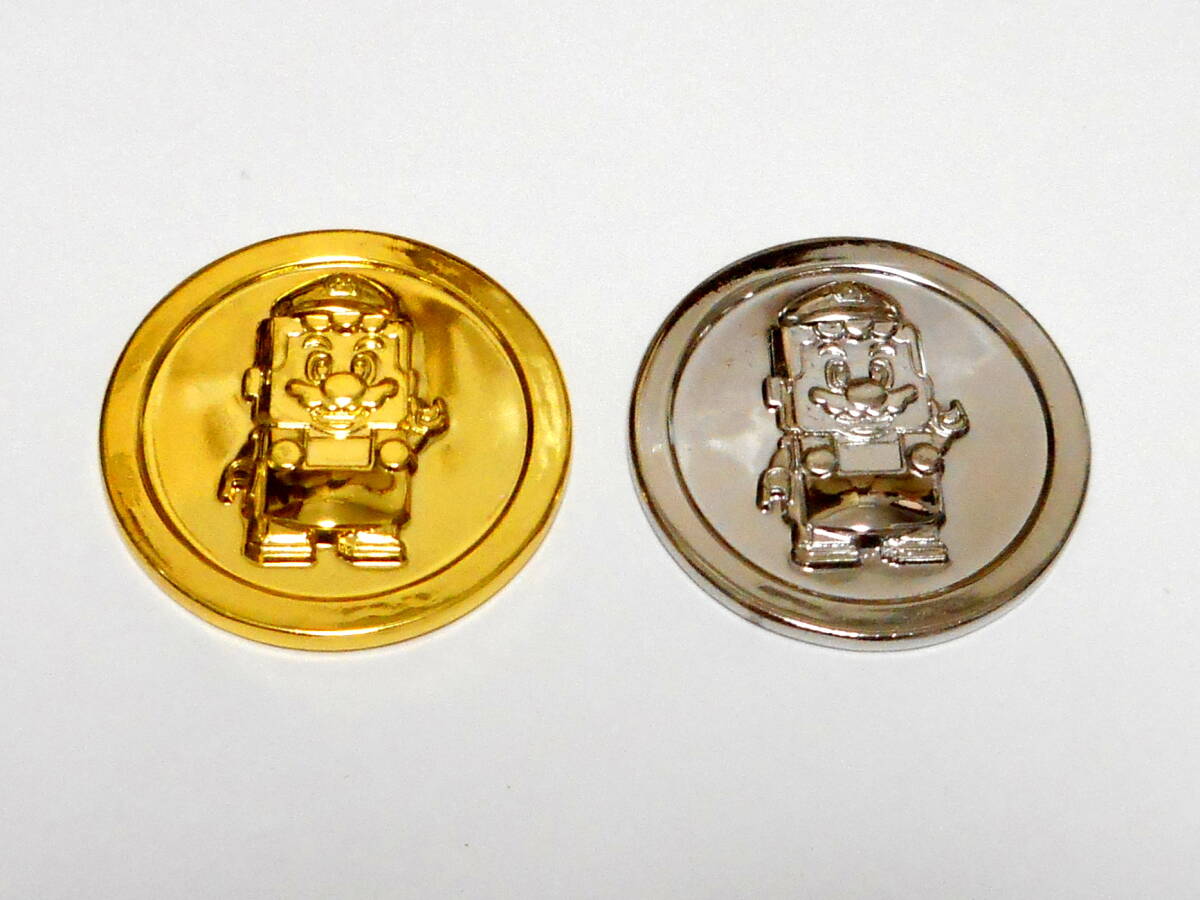 レゴ スーパーマリオ コイン 2枚セット ゴールド シルバー LEGO SUPER MARIO 限定 特典拍卖