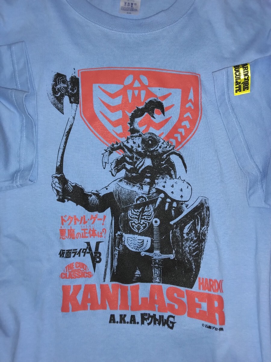 ハードコアチョコレート 仮面ライダーV3 ドクトルG Tシャツ XXLサイズ拍卖