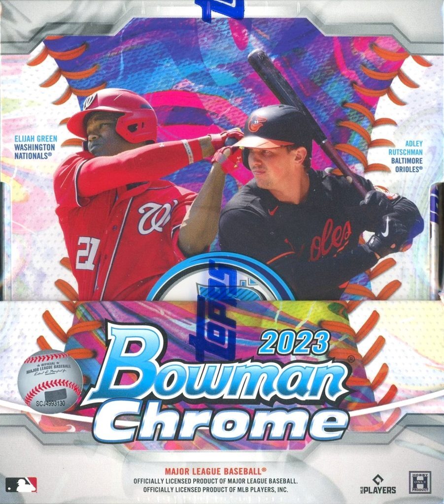 MLB 2023 TOPPS BOWMAN CHROME BASEBALL HOBBY シュリンク付き未開封ボックス拍卖