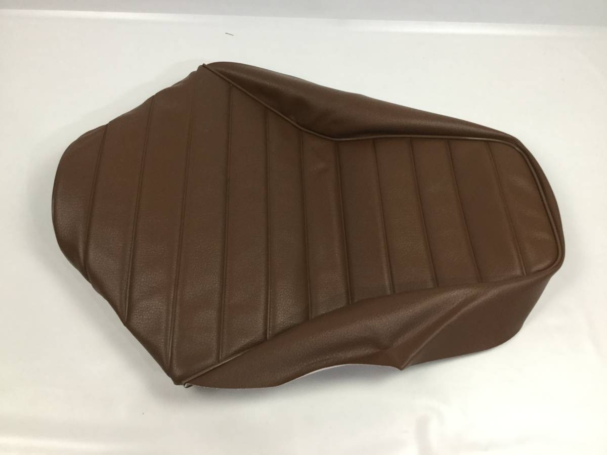 送料600円 カワサキ ゼファーカイ ZEPHYRχ ゼファーχ タックロール 生地 茶 シート生地 防水 タックロール 茶拍卖