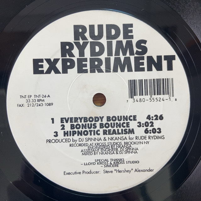 RUDE RYDIMS RUDE RYDIMS EXPERIMENT 12インチ シングル拍卖