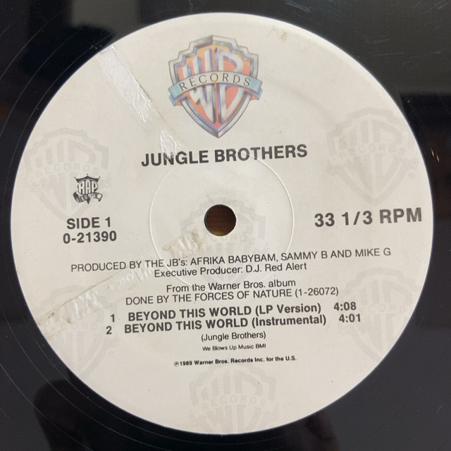 JUNGLE BROTHERS BEYOND THIS WORLD / PROMO NO. 2 12インチ シングル拍卖