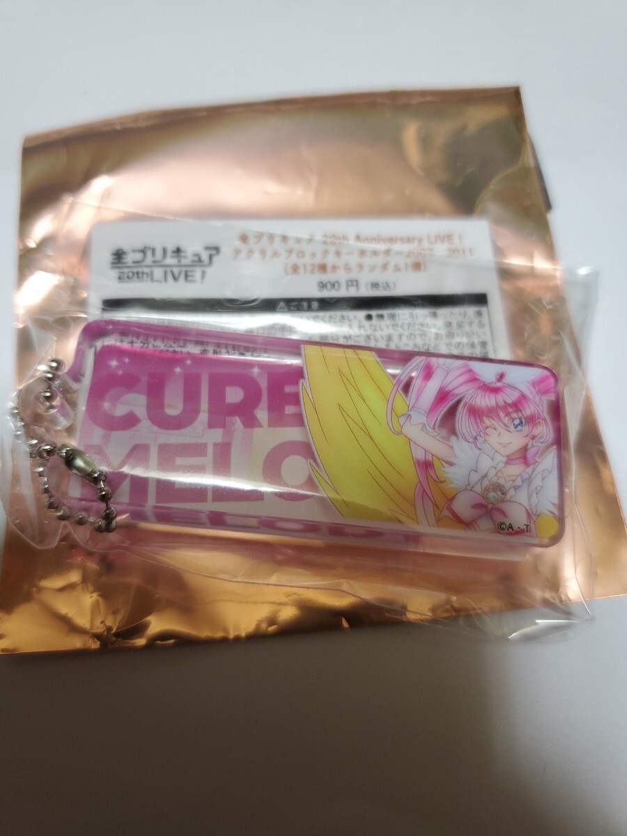 キュアメロディ 全プリキュア 20th Anniversary LIVE! アクリルブロックキーホルダー 2009~2011 数量2拍卖