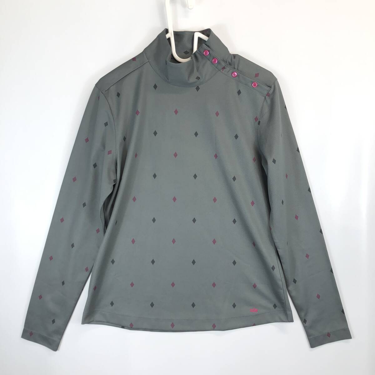 NIKE GOLF ナイキゴルフ 長袖ゴルフシャツ ダークグレー レディースXLサイズ 383473拍卖