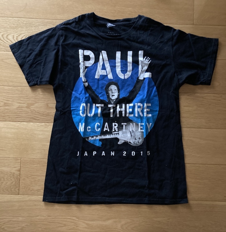 【限定シャツ】 ポールマッカートニー ジャパンツアー Tシャツ 大阪限定 Mサイズ 黒 PAUL McCARTNEY JAPAN 2015拍卖