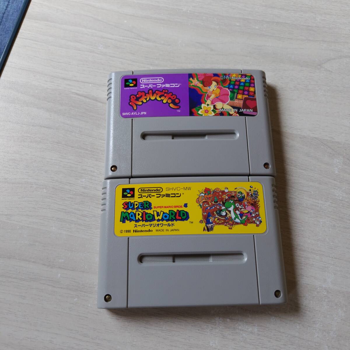 ◯即決 SFC パネルでポン スーパーマリオワールド   レターパックライト SFC 5本まで N64 6本まで同梱可◯拍卖