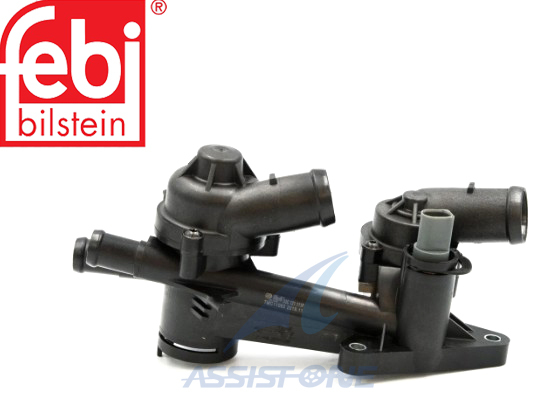 febi製 VW ティグアン 5N トゥーラン 1T ゴルフ5 ゴルフ6 イオス 1F サーモスタット サーモスタッド サーモスタットハウジング 03C121110G拍卖