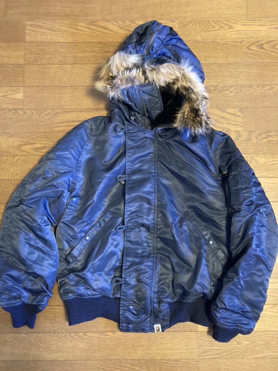 APE エイプ N2B フライトジャケット レア 初期 Mサイズ NIGO 美品拍卖