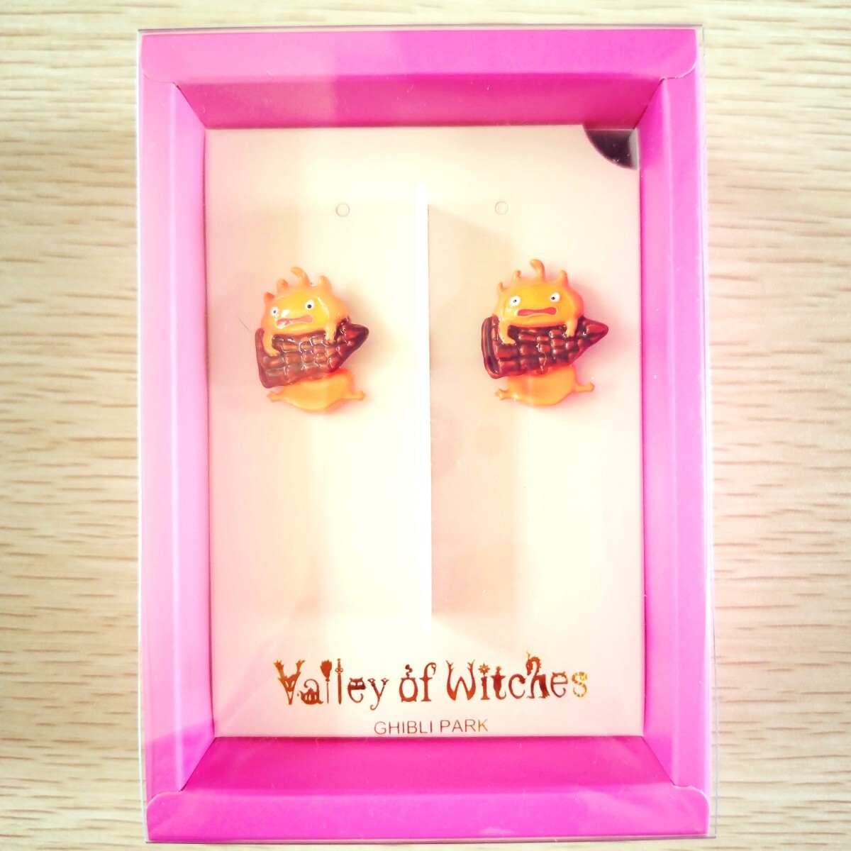 【送料無料】ジブリパーク 魔女の谷限定品 ピアス/カルシファー拍卖