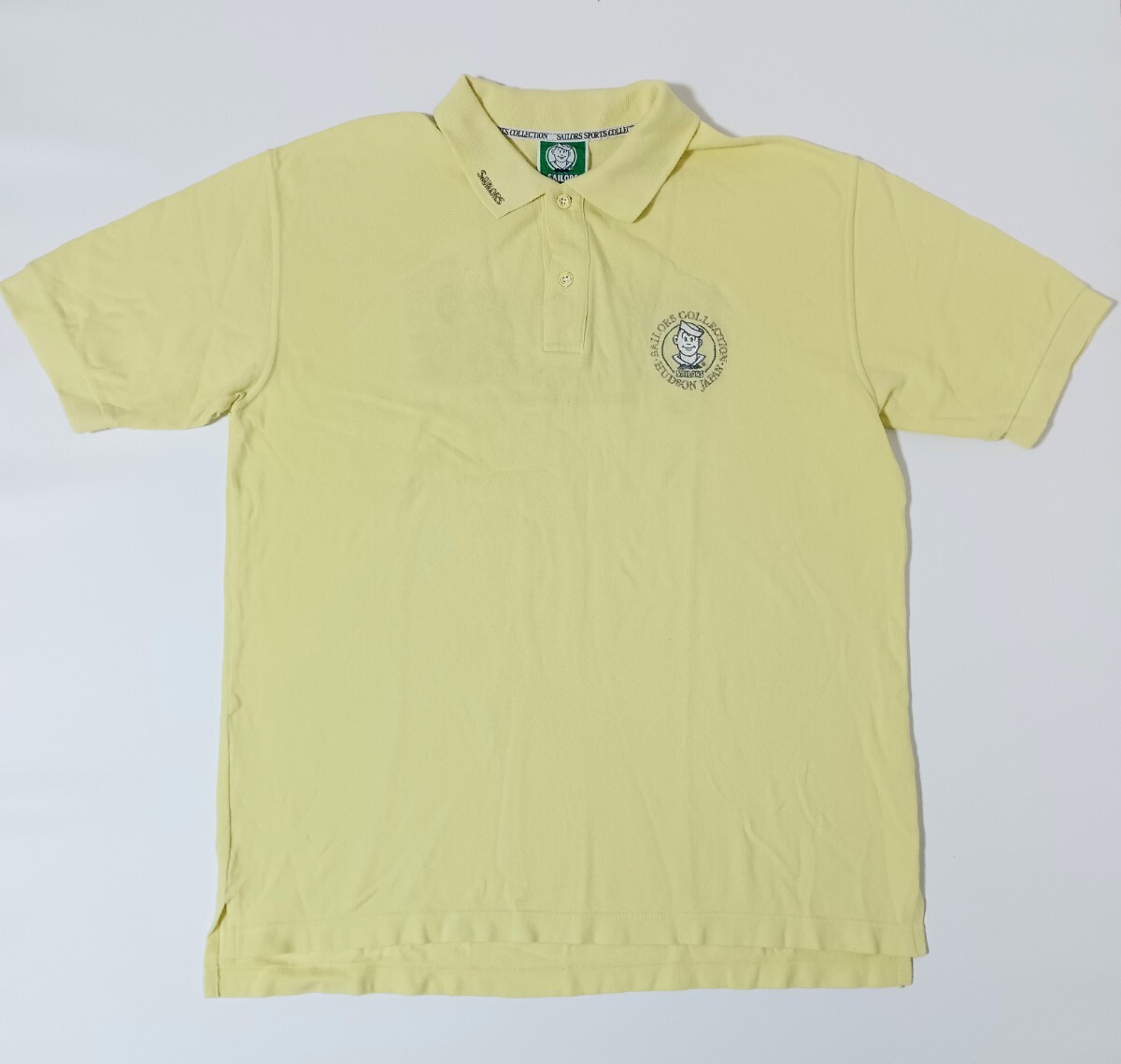 セーラーズ ポロシャツ SAILORS 両面刺繍 イエロー拍卖