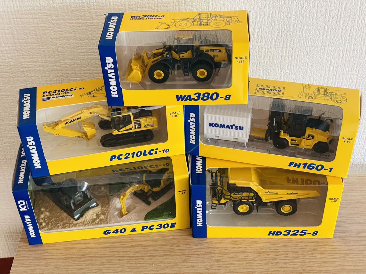 新品未使用 KOMATSU 小松製作所 株主優待 非売品 FH160-1 WA380-8 HD325-8 PC210LCi-10 G40 & PC30E拍卖