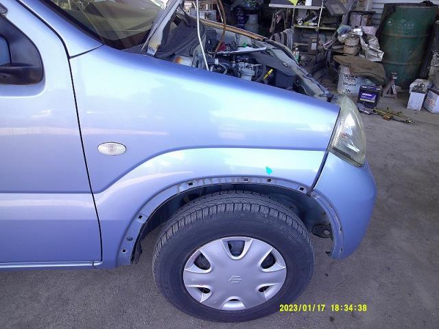KEI CBA-HN22S 右Fフェンダー ZE9 レークブルーメタリック拍卖