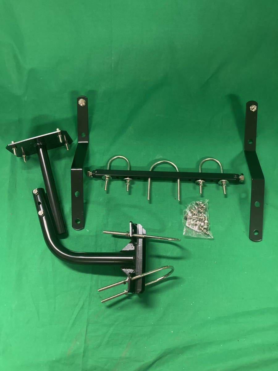 ゾウステー 黒 ゾッパナ ゾウッパナ カウル取付けステー ロケットカウル デュアル イノウエ コミネ ホーク用Uの字金具付き拍卖